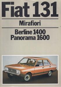 Fiat 131 Mirafiori Berline 1400 a Panorama 1600, 1981