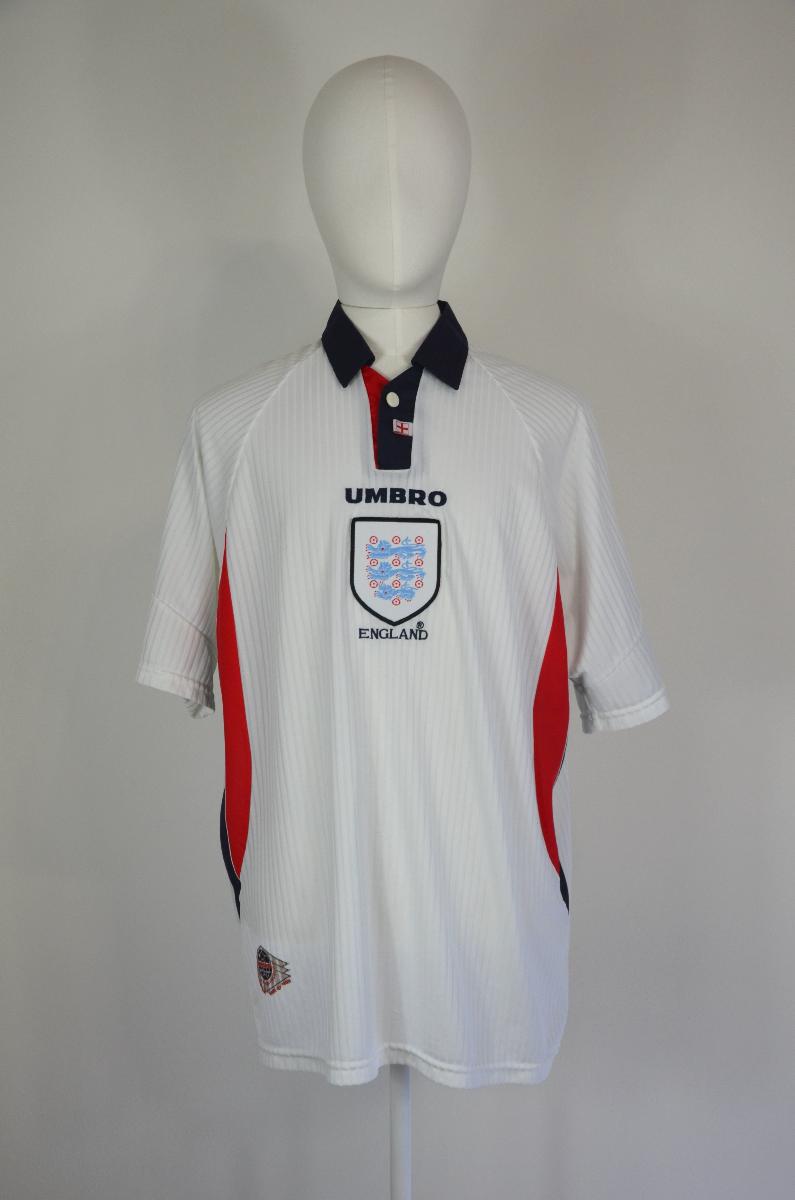 Umbro England National Team Home 1997/1998 dres vel.XL (Zánovný) TOP - Vybavenie pre kolektívne športy