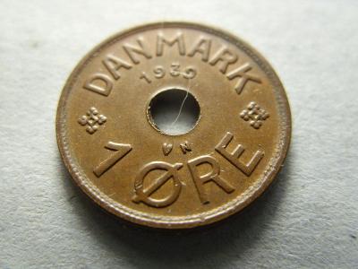 Dánsko - 1 Ore  z roku 1939