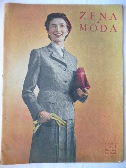 Časopis - Žena a móda - ročník V. - číslo 3 z marca roku 1953 - Knihy a časopisy