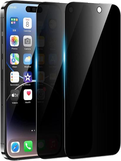 BENKS luxusné matné ochranné sklo pre Iphone 14Pro 2 kusy, antispy - undefined