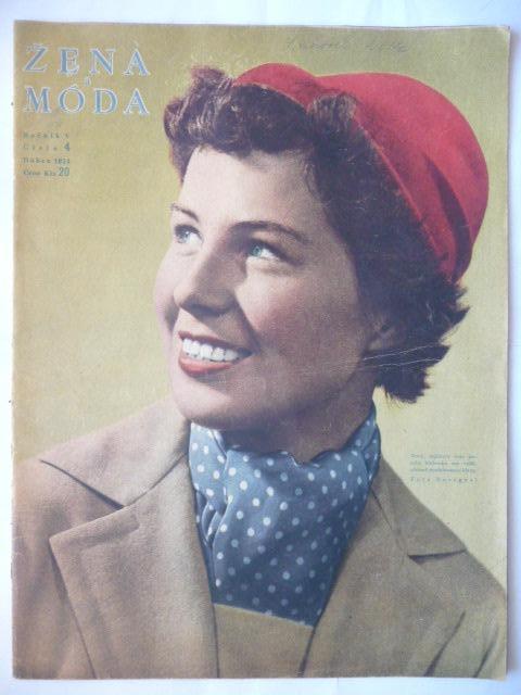 Časopis - Žena a móda - ročník V. - číslo 4 z apríla roku 1953 - Knihy a časopisy