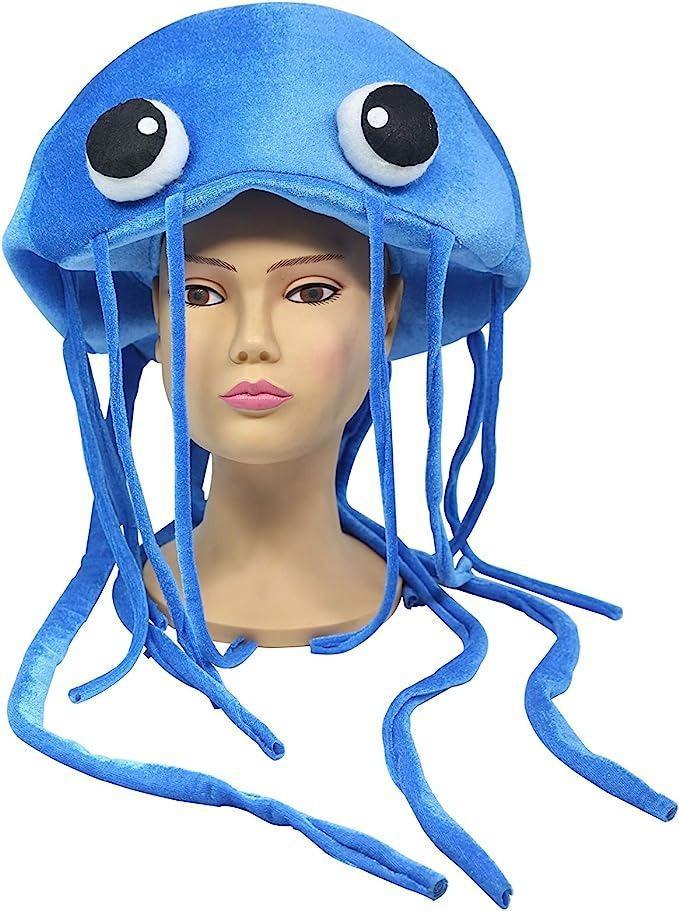 Hooin Jellyfish Kostýmové klobúky k maškarným šatám pre dospelých - undefined