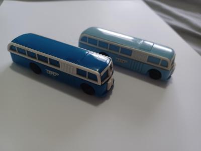 2xStara hračka autobus RTO Jablonecka bižutéria 1960