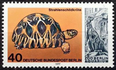 WEST BERLIN: MiNr.554 Tortoise 40pf, Berlin Aquarium ** 1977