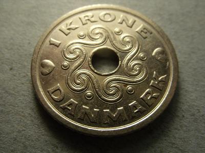 Dánsko - 1 Krone  z roku 1994