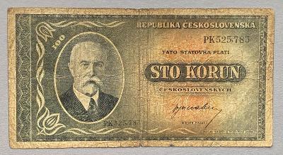 Bankovka 100 Korun T.G.M. - S 240322/13