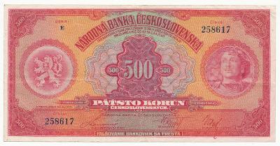 232680,1929, 500 Kč s. E