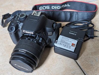 Digitální zrcadlovka Canon EOS 650D s objektivem EF-S 18-55MM