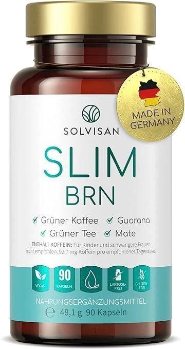 Solvisan - Slim Brn, Přírodní kofein ve vysokých dávkách, 90 kapslí