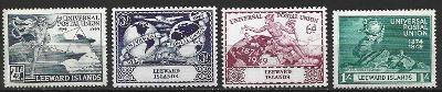 britské Leewardove ostrovy 1949** UPU komplet mi. 110-113