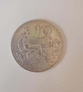 Stříbrná mince 10 Kč 1931