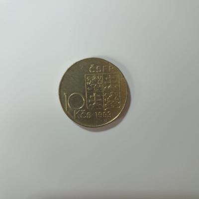 Zlatá mince 10 Kčs 1993 