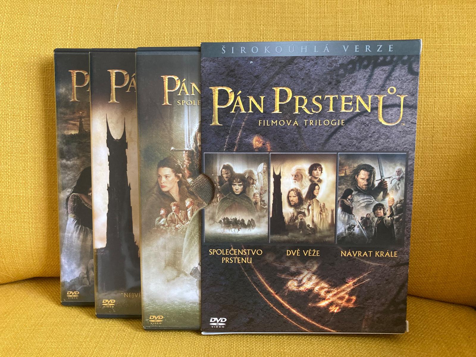 DVD trilógie Pán Prsteňov - Film