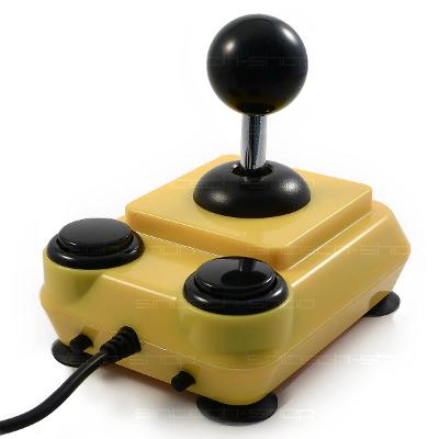 ArcadeR 9 pin Joystick pro ATARI, COMMODORE, SPECTRUM atd. žlutý