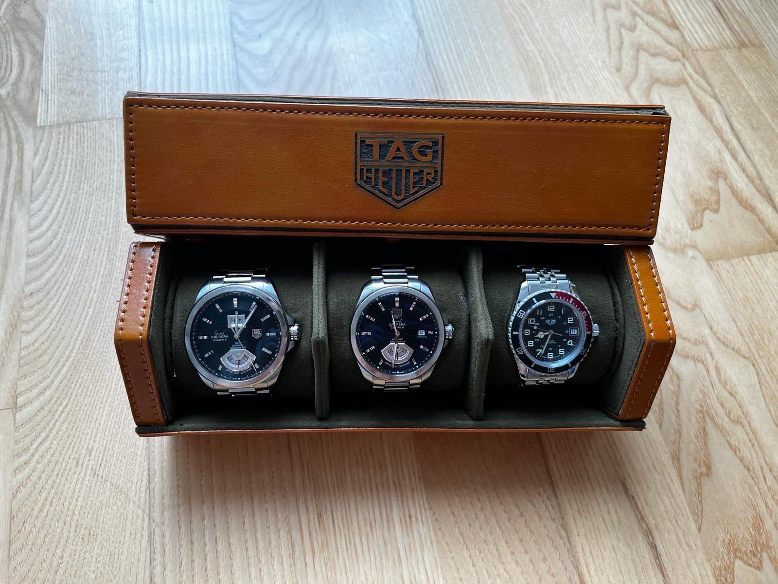 Sada hodiniek Tag Heuer s krabicou, katalógmi a príslušenstvom - Šperky a hodinky