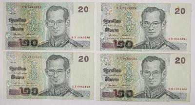 4x 20 Thajský Baht ☺