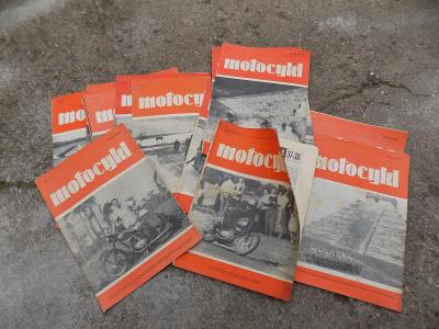 MOTOCYKL - staré časopisy z 50 let  