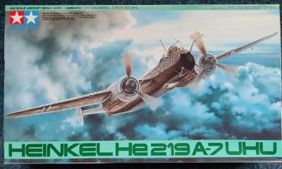 Heinkel He 219A-7 UHU + 3D Instrument panels + 3D print radar + masky