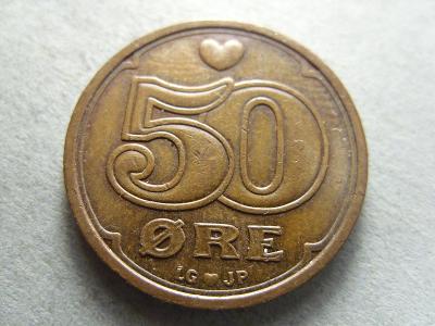 Dánsko - 50 Ore 1998