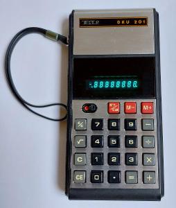 Kalkulátor TESLA OKU 201 komplet a perfektní stav