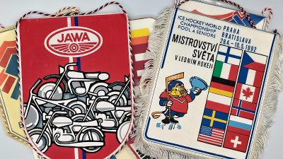 Vlaječky na zeď - Jawa, mistrovství světa v ledním hokeji