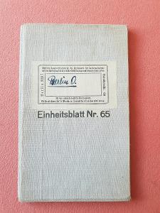 Mapa - Uniformní list - Einheitsblatt Nr. 66. Berlin, Německo