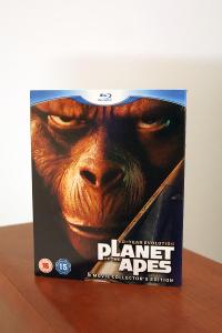 Planet of the Apes 5x Blu Ray - TOP STAV NOVÝ