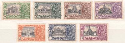Britská Indie, 1935, 1/2A-8A série Jiří V., oblíbené, hodnota 1/2 A 