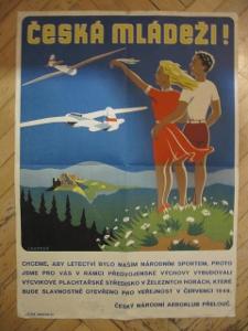 Česká mládeži ! - originální dobový plakát 64x46 cm