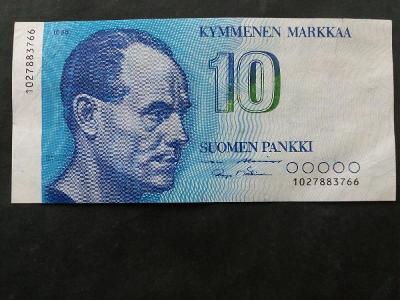 10 MARKKAA - FINSKO 1986