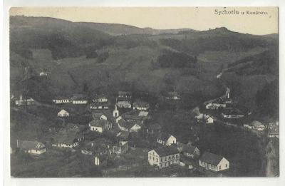 Sychotin 03 panorama 1926 Kunštát na Moravě Blansko
