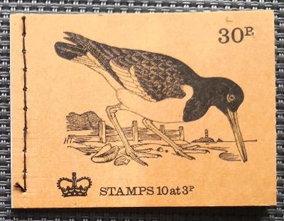 Velká Británie 1973 - Známkové sešitky - British Birds č.8 - 8/1973