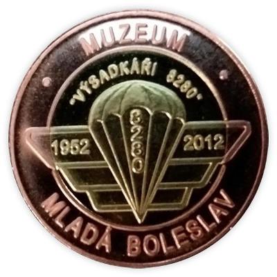 mince „Pamätník“ múzea Výsadkári 8280 (limitovaná edícia s číslom)