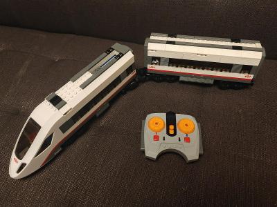 LEGO lokomotiva a vagón 60051 s dálkovým ovládáním