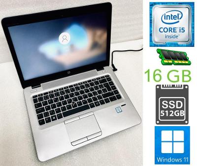 HP Elitebook 840 G3: 14" Intel CORE i5/ 16GB / SSD 512GB/ WIN11/záruka