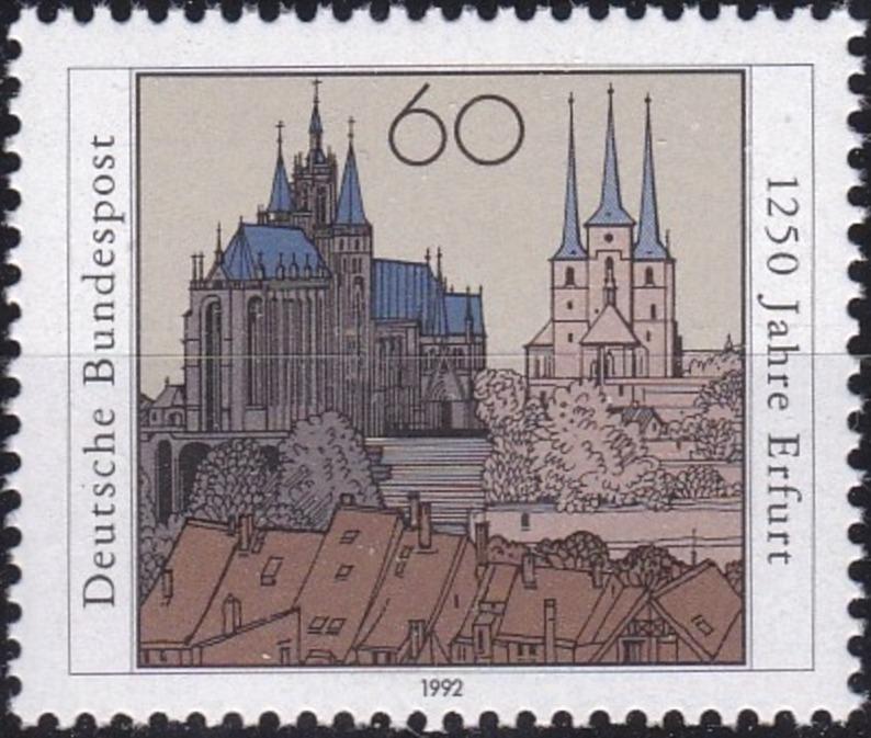 Nemecko 1992 Erfurt, 1250. výročie Mi# 1611 - Známky Európa