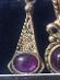 Strieborné náušnice a prívesok z roku 1900 zakúpené v aukcii v Anglicku! - Starožitné šperky