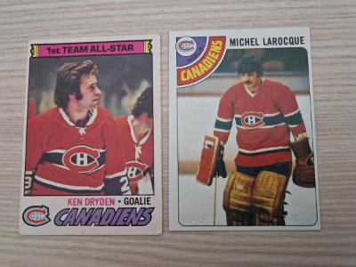 Lot Montreal Canadiens 1976 - 1978, stav viz foto, brankáři