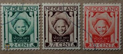1924 Holandsko Mi.143-145 /o