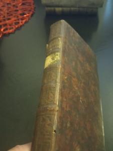 stará barokní kniha 1740
