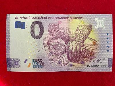 AUKRO ● Euro Souvenir ● 30. VÝROČÍ ZALOŽENÍ VISEGRÁDSKÉ SKUPINY [2021]