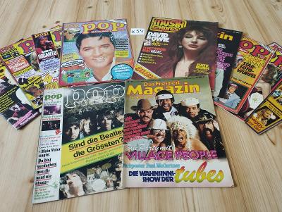 Hudenbí časopisy Pop a další 1974-1981 pavool X54