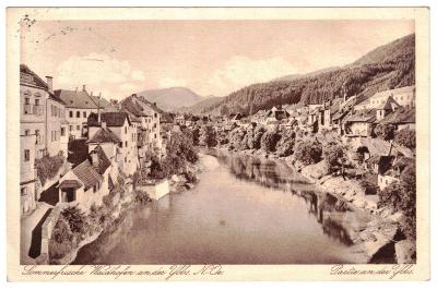 Sommerfrische Waidhofen je město v Dolním  Rakousku  - r. 1927