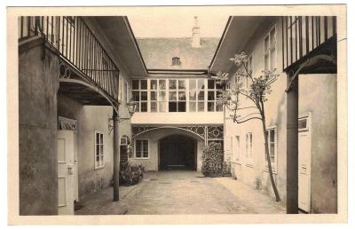 Schubertovo muzeum v rodné domě  - Vídeň - Rakousko. - r. 1923