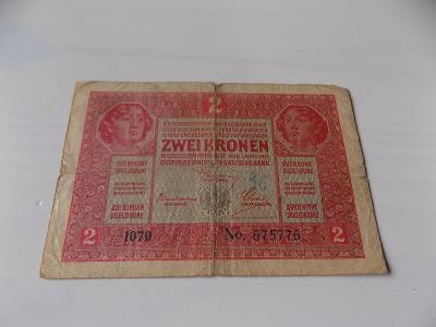 2 Két Korona Zwei Kronen rok 1917  