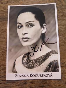 Zuzana Kocúriková  - originální autogram