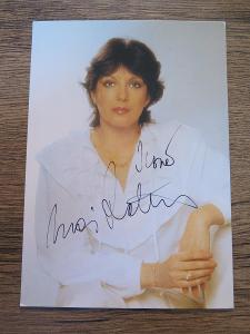 Marie Rottrová - originální autogram
