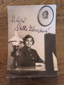 Stella Zázvorková - originální autogram