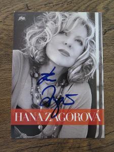 Hana Zagorová - originální autogram